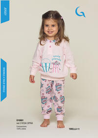 PIGIAMA NEONATA M/L U10001 Tellini S.r.l. Ingrosso Abbigliamento
